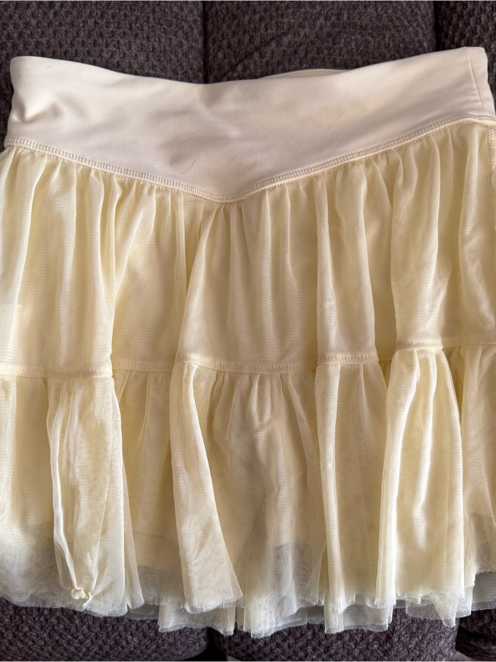 Old Navy~ High-Waisted PowerSoft
Tutu Skort for PLUS size 12 Girls soft yellow